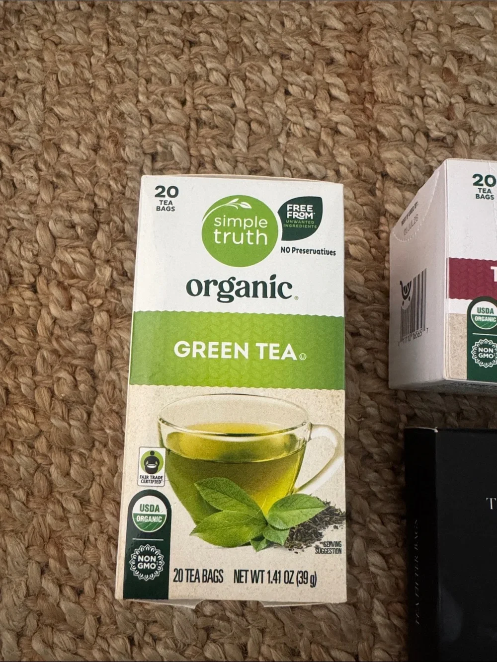 New Organic Green Tea , Throat Coat Tea , Art of Tea - Tea Filter Bags